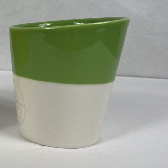 STARBUCKS 2012 TAZO bone china small beaker/jug for tea or cream.  Very Cool! EC - Picture 1 of 7